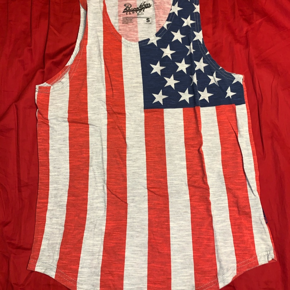 American Flag Patriotic tank top